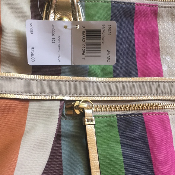 Bundle of 2 NWT Authentic Coach Poppy Legacy Glam - Picture 7 of 8